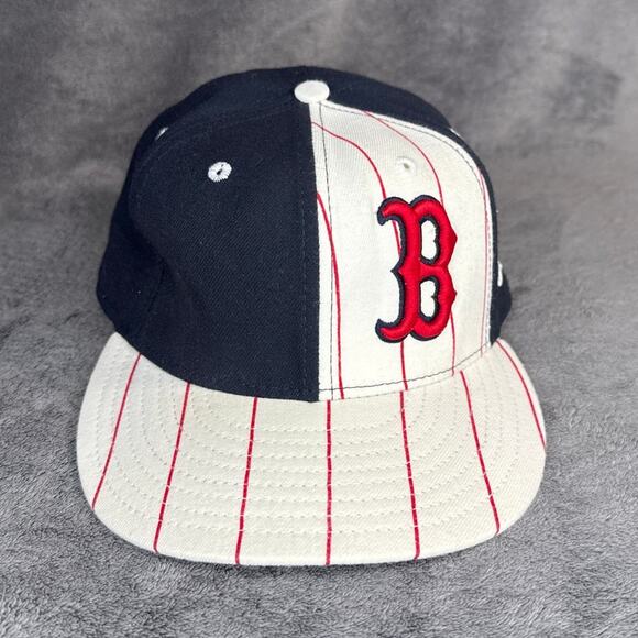 VINTAGE Y2K NEW ERA BOSTON RED SOX 5950 7-1/4 - Picture 2 of 8